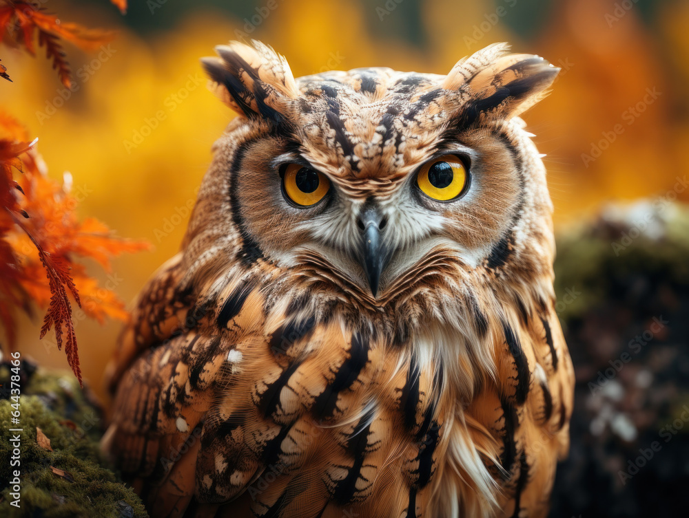 Owl in its Natural Habitat, Wildlife Photography, Generative AI Owl in its Natural Habitat, Wildlife Photography, Generative AI