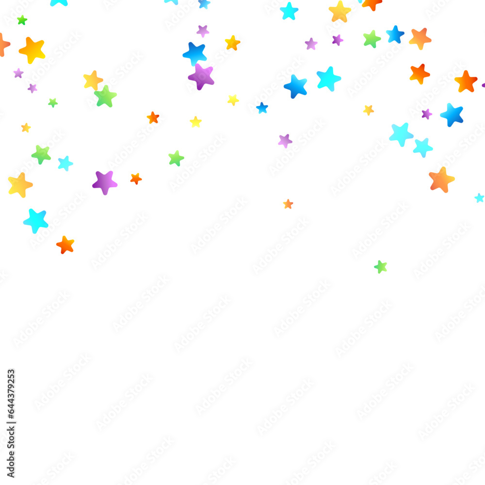 Rainbow Festive Confetti. Carnival Star Falling. Rainbow Festive Confetti. Carnival Star Falling.