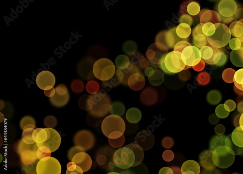 abstract background with blurry bokeh lights