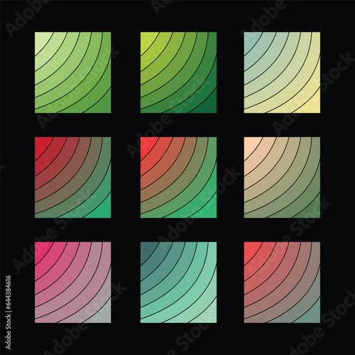 Retro Christmas Tint color palette, Merry Christmas theme color schemes, Christmas vintage stripes procreate colors tone print palette, trendy transitional colorful palette fashion home decoration 