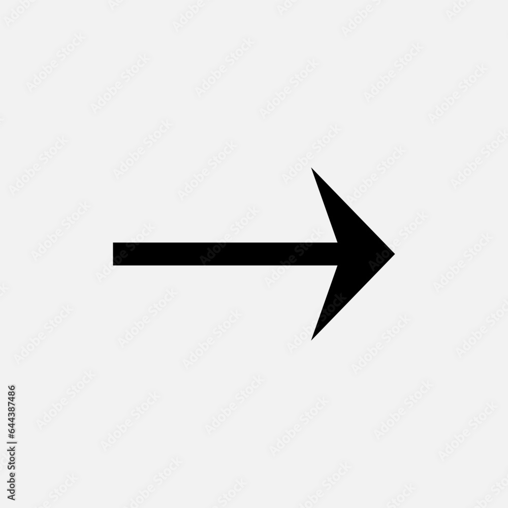 Right Arrow Button. Direction Icon. Guidance Symbol. Recommended Route - Vector. Right Arrow Button. Direction Icon. Guidance Symbol. Recommended Route - Vector.