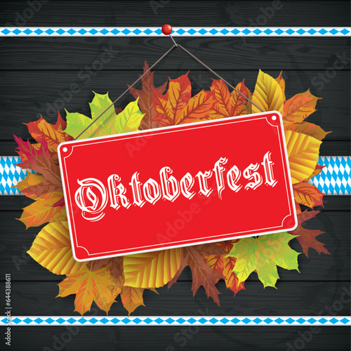 Schild Oktoberfest