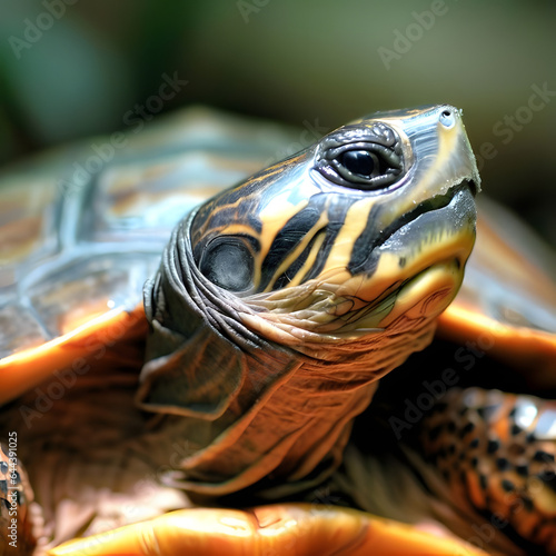 Portrait einer Schildkröte - Schildkröten-Portrait © Conny Kämmerer