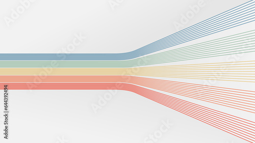 abstract retro background with straight lines in pastel colors, vector illustration
