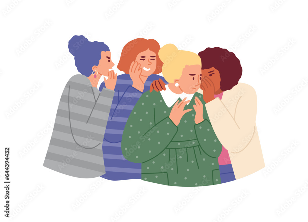 Ταπετσαρία Female discussion meeting, gossip together, women group telling, whispering secr