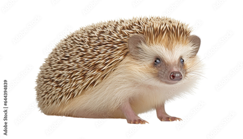 Fototapeta premium hedgehog isolated on transparent background cutout