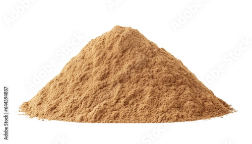 sand isolated on transparent background cutout