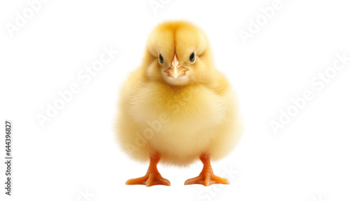 baby chicken isolated on transparent background cutout