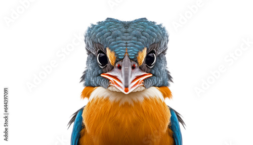 kingfisher isolated on transparent background cutout