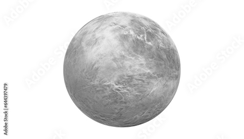 moon planet isolated on transparent background cutout