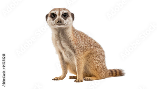 meerkat isolated on transparent background cutout © Papugrat