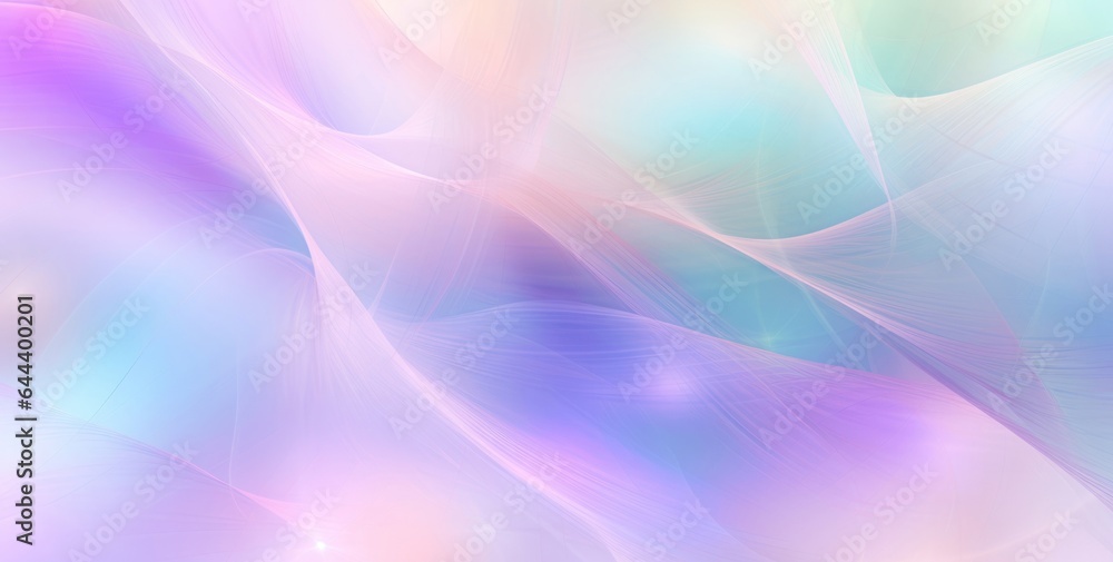 Obraz premium Abstract iridescent holographic background.