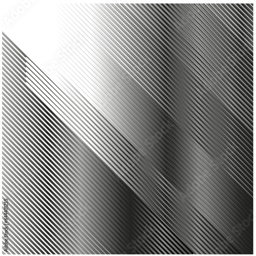 Metal striped or ribbed surface with a sun flare in the corner.