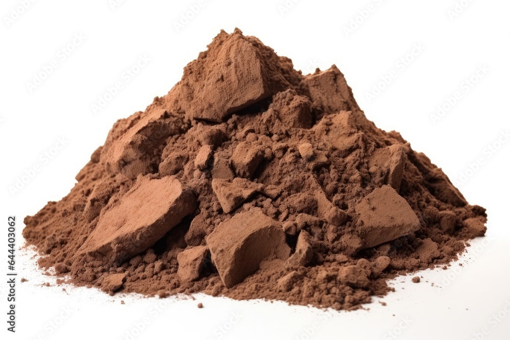 Small heap of soil humus isolated on white background. Pile of organic compost or ground. Small heap of soil humus isolated on white background. Pile of organic compost or ground.
