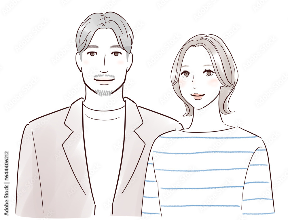 仲良しのミドル世代の夫婦