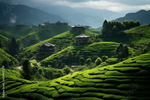 Green tea plantation in the village © JM Nimhas