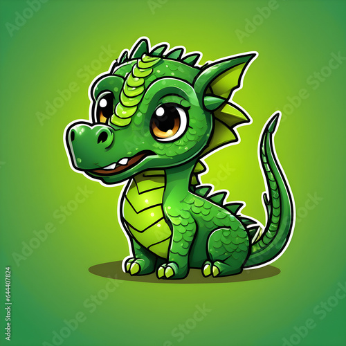 green dragon cartoon