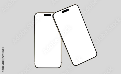 3d rendered Realistic phone mockup design