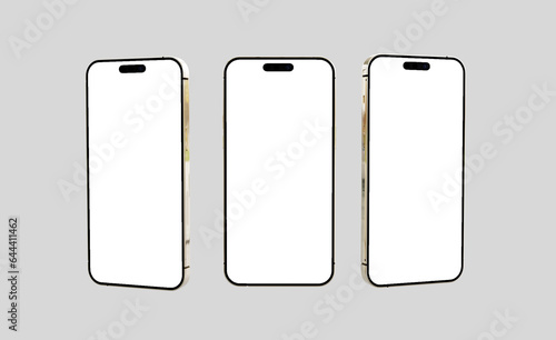 3d rendered Realistic phone mockup design