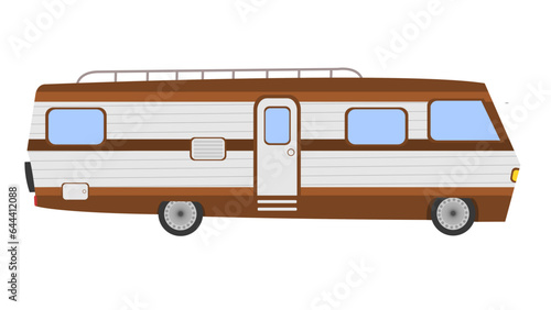 isolated motorhome, campervan and RV