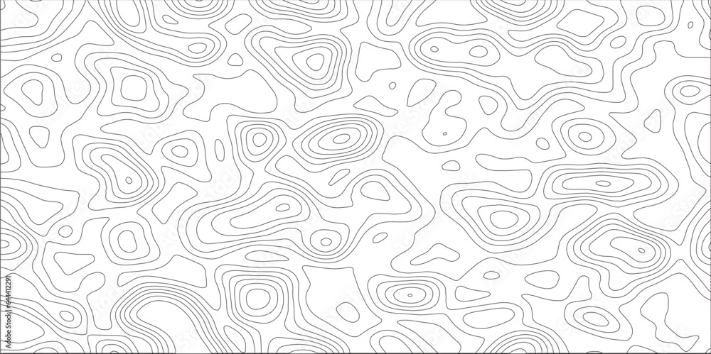 Ocean topographic line map with curvy wave isolines vector illustration. Abstract colorful topographic contours map background,Vector contour topographic map. Cartography texture abstract banner use.. Ocean topographic line map with curvy wave isolines vector illustration. Abstract colorful topographic contours map background,Vector contour topographic map. Cartography texture abstract banner use..