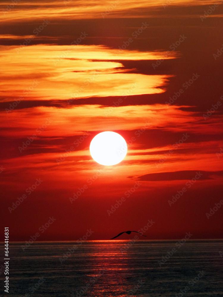 sunset by the sea in Rovinj     