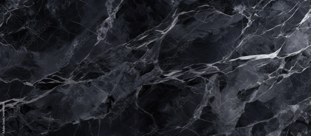 Black marble stone texture