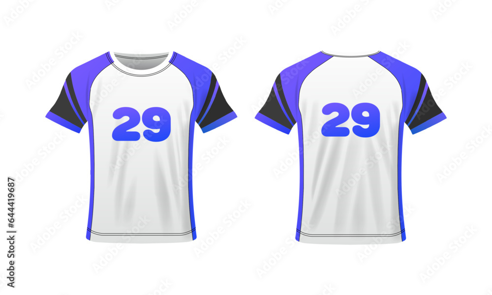 T-shirt mockup. Flat, T-shirt layout, T-shirt mockup for your design. Mockup with 29 numbers. Vector illustration T-shirt mockup. Flat, T-shirt layout, T-shirt mockup for your design. Mockup with 29 numbers. Vector illustration