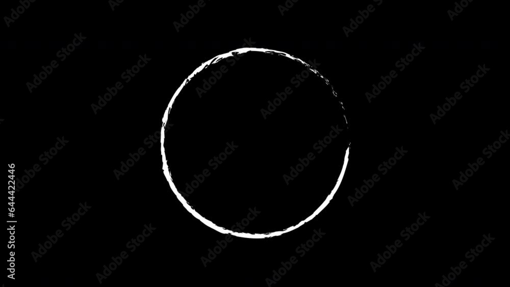 circle border frame by frame animation. circle border frame by frame animation.