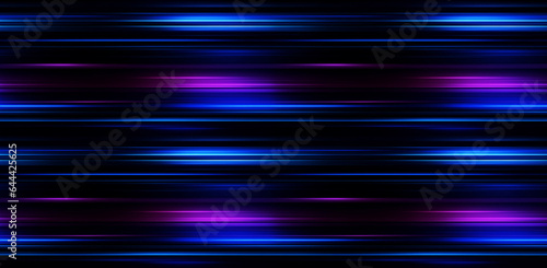 Abstract Blue and Purple Laser Streaks. Seamless Repeatable Background.