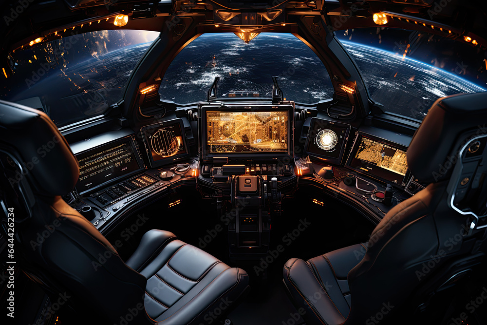 spaceship cockpit spaceship cockpit