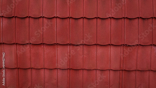 red rooftile texture background photo