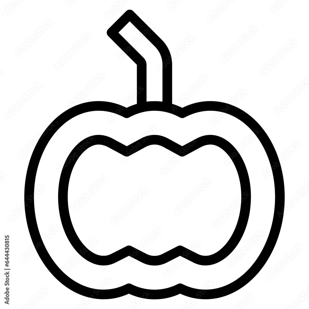 half pumpkin line half pumpkin line