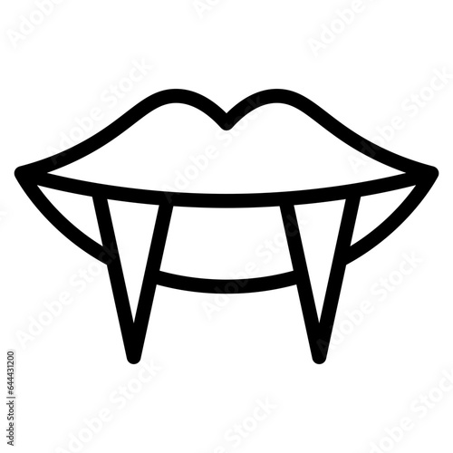 vampire mouth line 