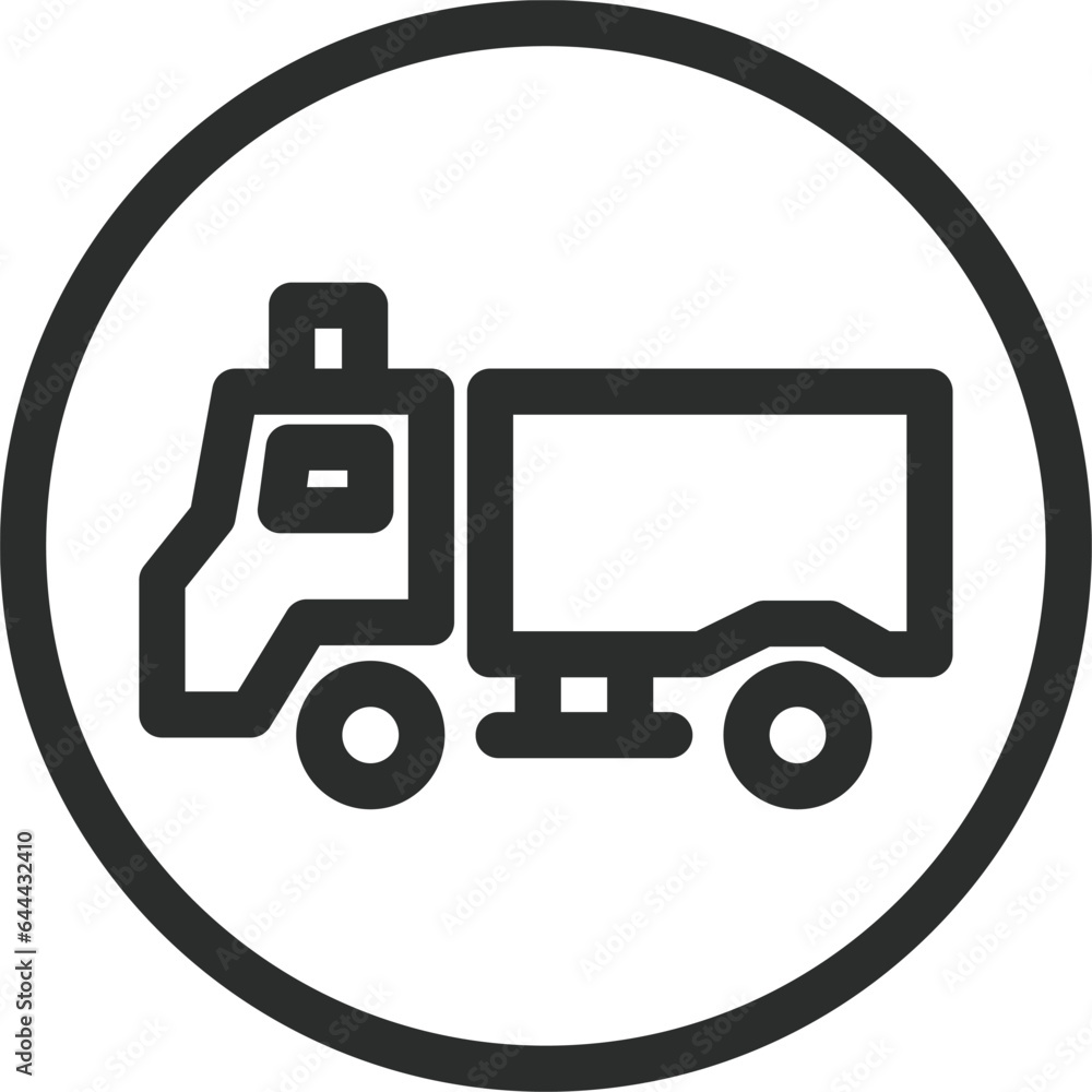 シンプルな標識の線画単品イラスト 広域災害応急対策車両専用 シンプルな標識の線画単品イラスト 広域災害応急対策車両専用