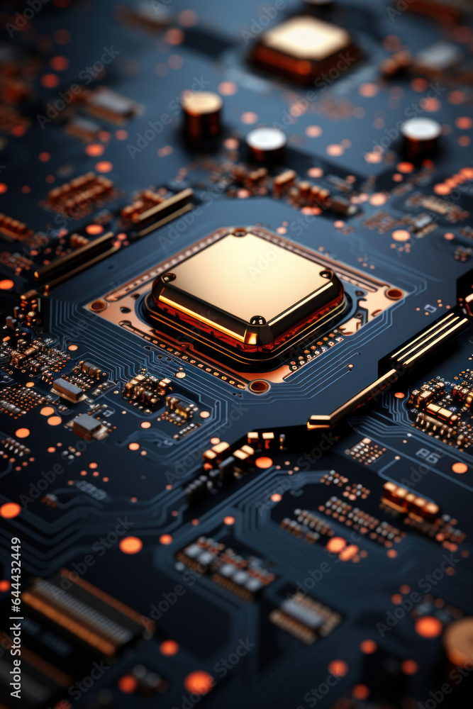 Computer microchip chip circuit board motherboard Computer microchip chip circuit board motherboard