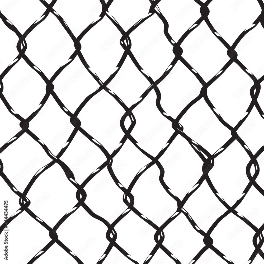 Wire Fence, Industrial Fence, Chain Fence, Vector Illustration, SVG Wire Fence, Industrial Fence, Chain Fence, Vector Illustration, SVG