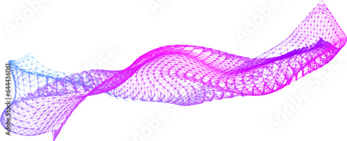 Network lines. Net wave information flow. Scientific paradigm solutions future. Forward vision progress. Big data cells deep development analysis. foresight conference background banner.