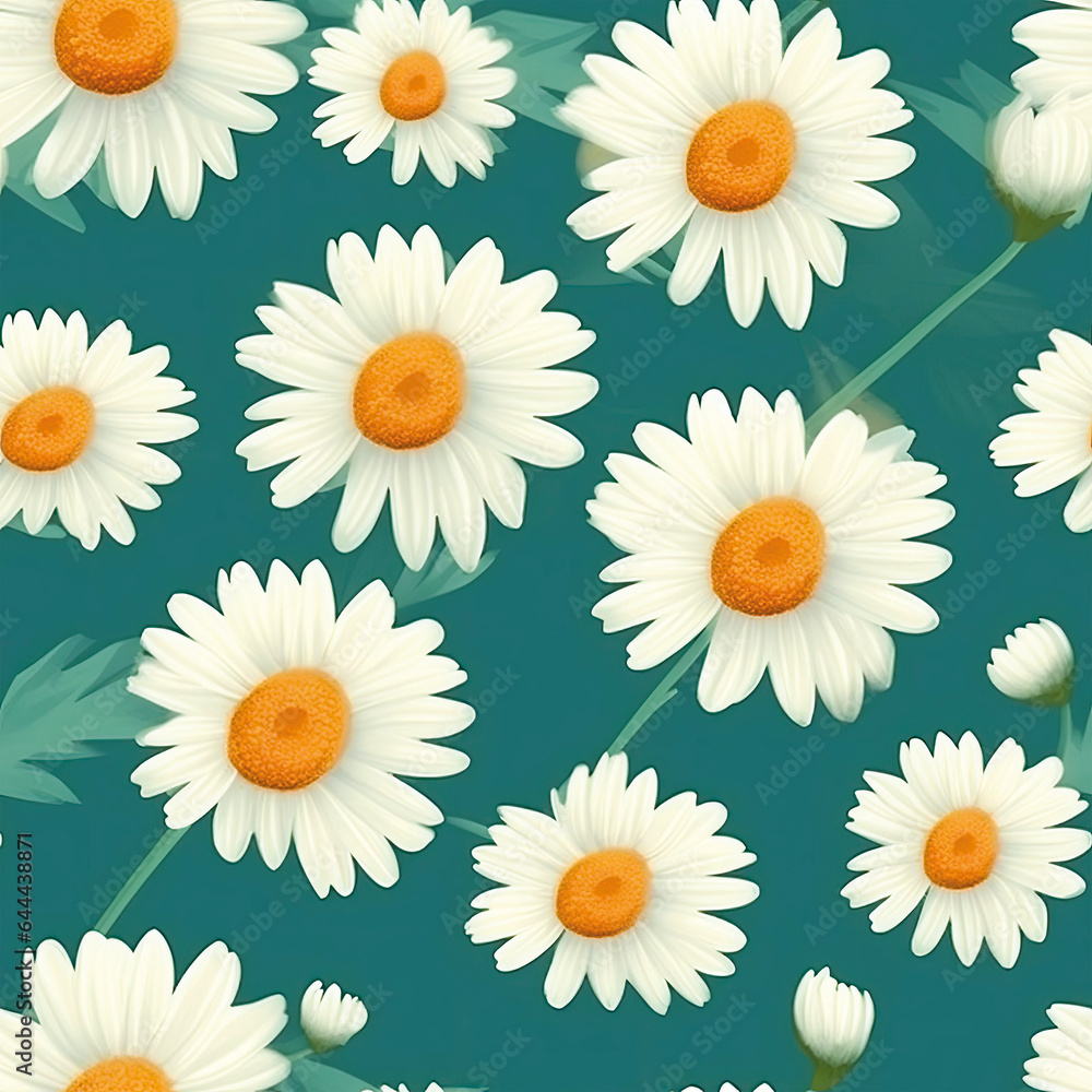 3D Flower Seamless Pattern 3D Flower Seamless Pattern