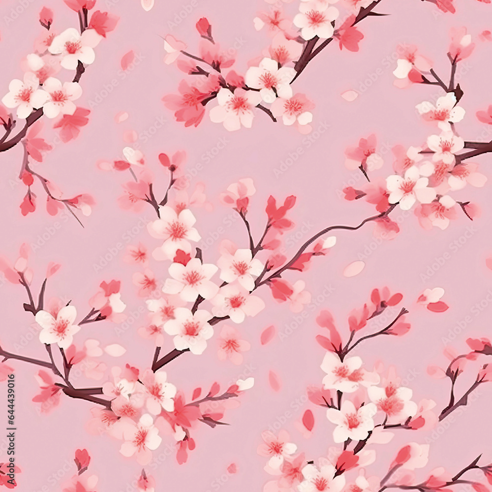 3D Flower Seamless Pattern 3D Flower Seamless Pattern