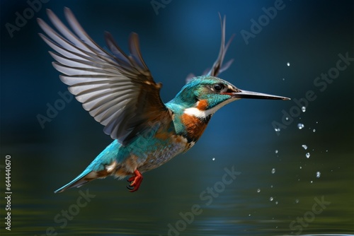 A sweet, cartoonish hummingbird with endearing, oversized, and animated eyes © Muhammad Ishaq