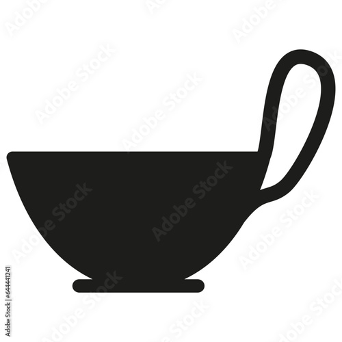Classic vintage ceramic silhouette. Ancient Roman or Greek style
