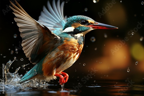 Witness Alcedo atthis, the European kingfisher, triumphant with its catch © Muhammad Ishaq