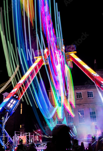 The 'Vortex' Ride At The Historic Annual Street Fair In St Giles, Oxford
