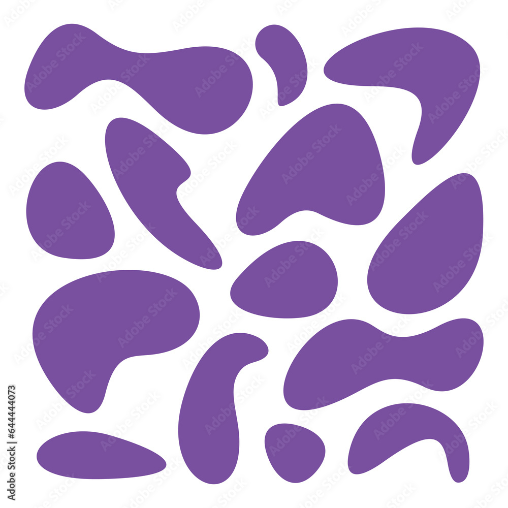 Various vector fluid smooth design element set Various vector fluid smooth design element set