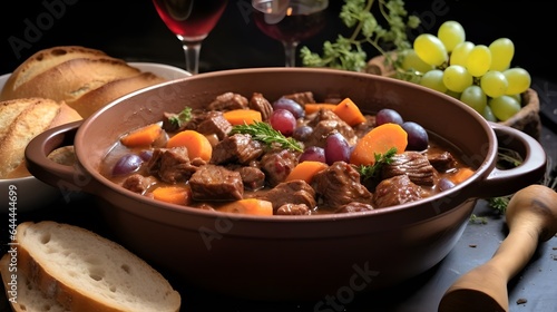 stew with vegetables and rice