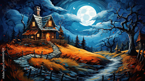 Scary Halloween house © Владислав Виннічук