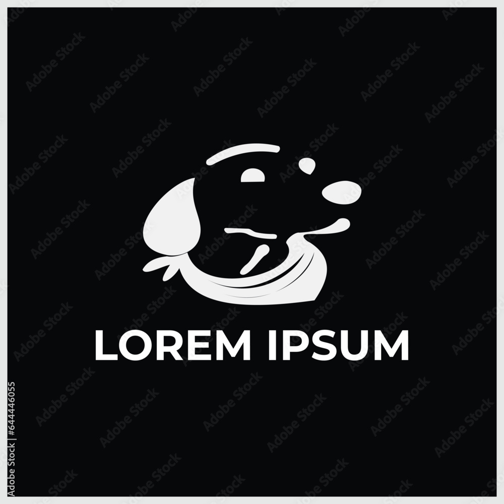 simple and elegant dog head logo for logos related to dogs simple and elegant dog head logo for logos related to dogs
