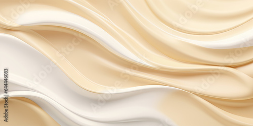 Abstract cream wallpaper. Creative cosmetics banner.Created with AI tools