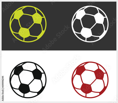 football simple black style, Vector illustration.
